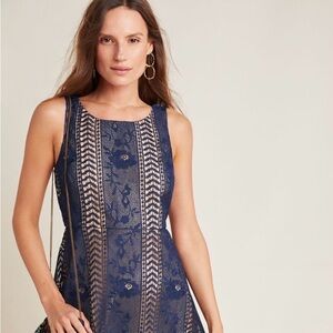 Georgia lace mini dress purchased at Anthropologie